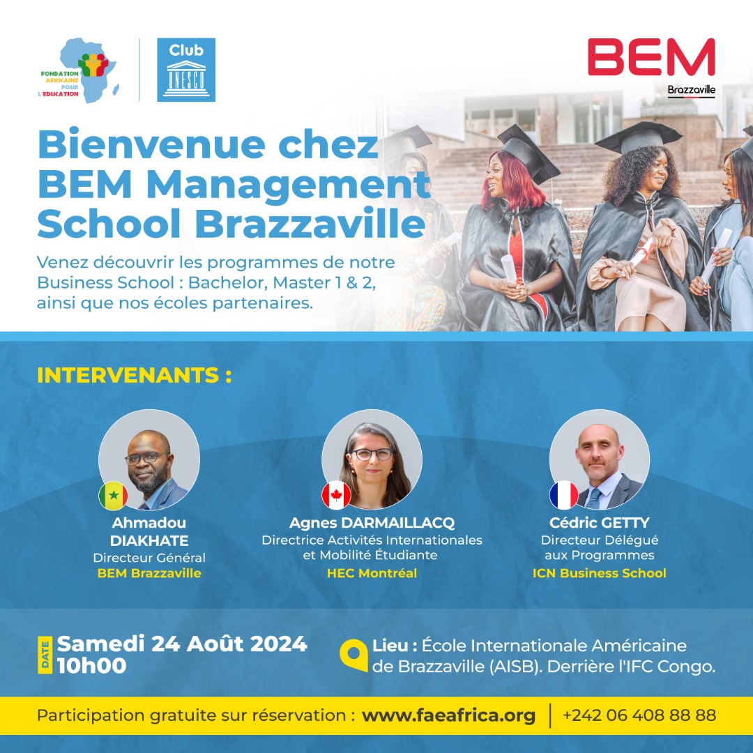 FAE Meet #006 : BEM Management School Brazzaville